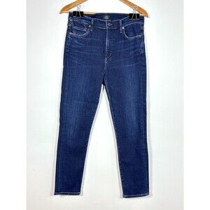 Citizens of Humanity Rocket Crop High Rise Skinny Jeans Womens 30 Dark Wash